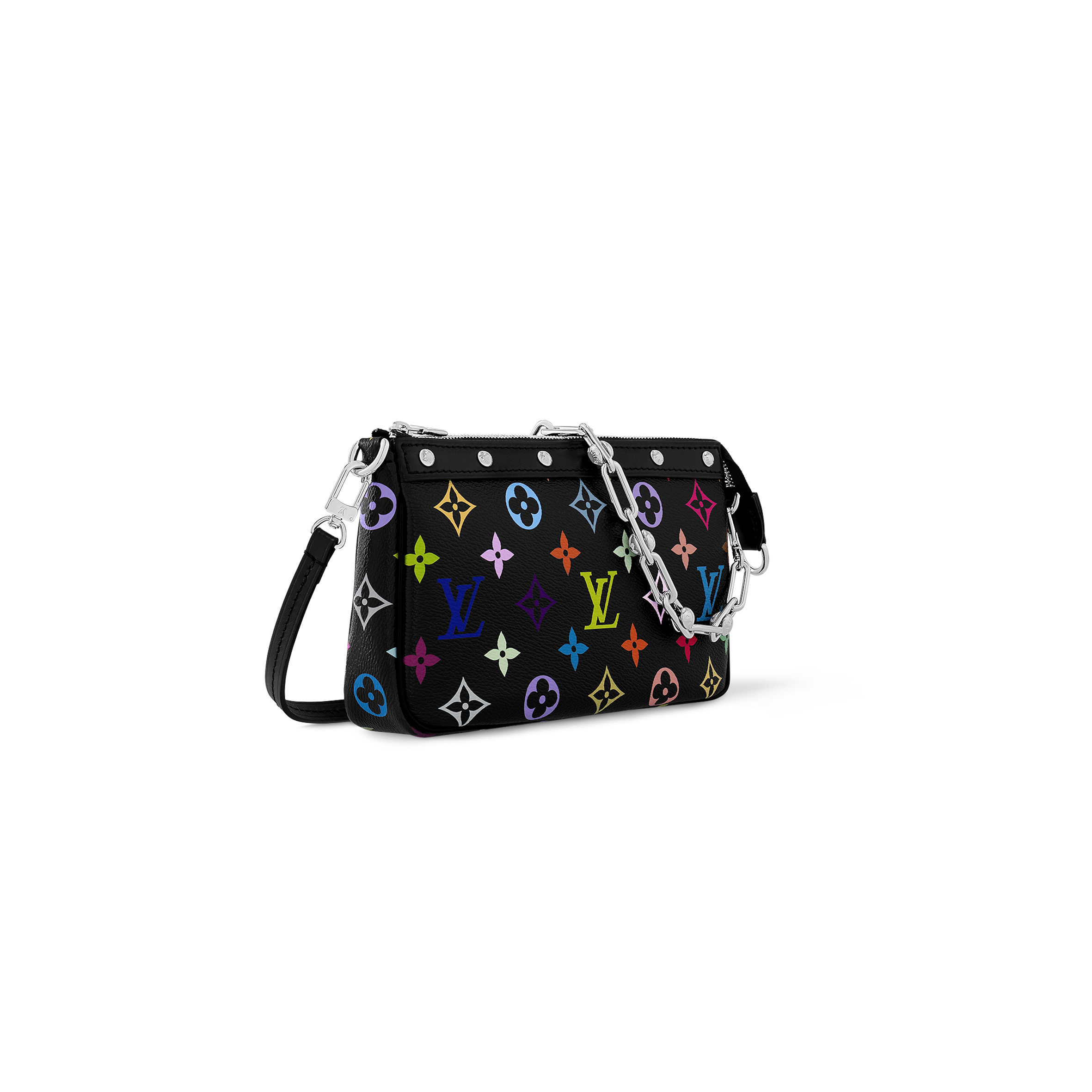 LOUIS VUITTON MURAKAMI LV X TM POCHETTE ACCESSOIRES M13663 (22*13*4cm) LOUIS VUITTON MURAKAMI LV X TM POCHETTE ACCESSOIRES M13663 (22*13*4cm)